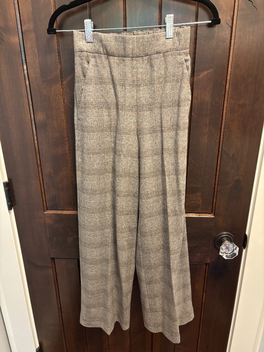 Wilfred Aritzia Plaid Wide-Leg Trousers – Size XXS